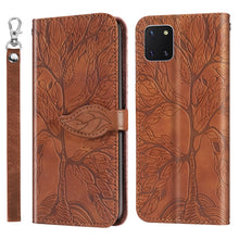 Load image into Gallery viewer, Life of Tree Embossing Pattern Horizontal Flip Leather Case with Holder &amp; Card Slot &amp; Wallet &amp; Photo Frame &amp; Lanyard, For Samsung Galaxy A81, For Samsung Galaxy A91, For Samsung Galaxy S21 5G, For Samsung Galaxy S21+ 5G, For Samsung Galaxy S21 Ultra 5G