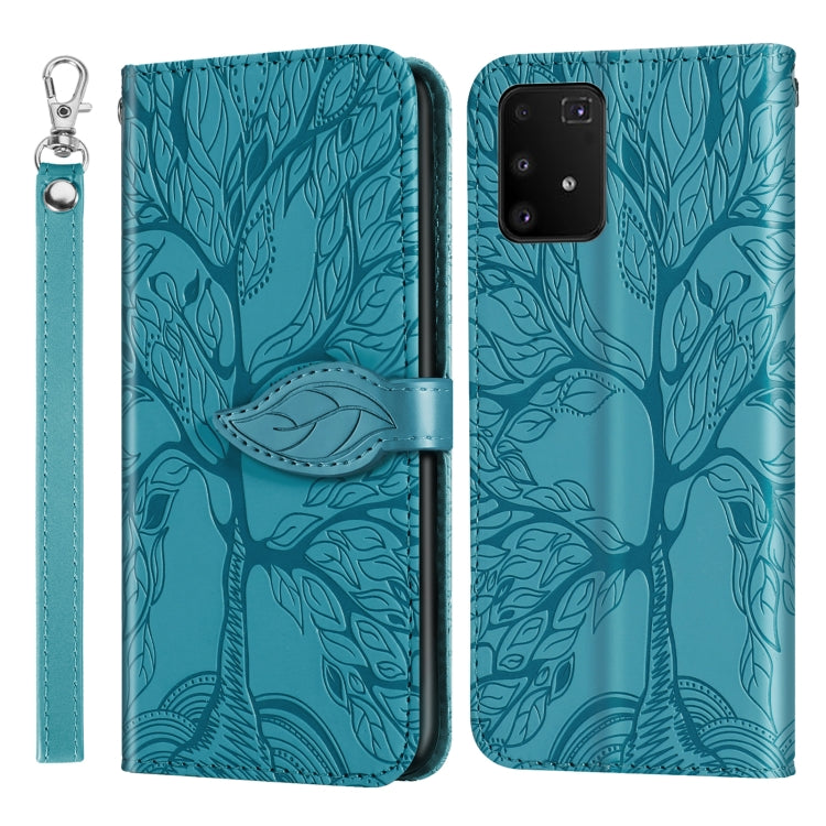 Life of Tree Embossing Pattern Horizontal Flip Leather Case with Holder & Card Slot & Wallet & Photo Frame & Lanyard, For Samsung Galaxy A81, For Samsung Galaxy A91, For Samsung Galaxy S21 5G, For Samsung Galaxy S21+ 5G, For Samsung Galaxy S21 Ultra 5G
