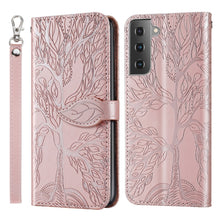 Load image into Gallery viewer, Life of Tree Embossing Pattern Horizontal Flip Leather Case with Holder &amp; Card Slot &amp; Wallet &amp; Photo Frame &amp; Lanyard, For Samsung Galaxy A81, For Samsung Galaxy A91, For Samsung Galaxy S21 5G, For Samsung Galaxy S21+ 5G, For Samsung Galaxy S21 Ultra 5G