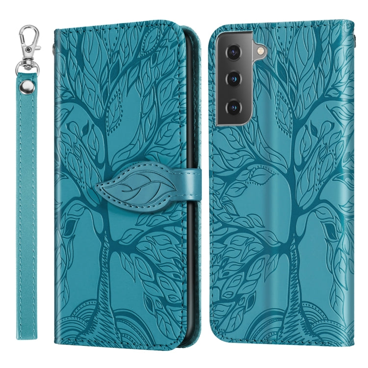 Life of Tree Embossing Pattern Horizontal Flip Leather Case with Holder & Card Slot & Wallet & Photo Frame & Lanyard, For Samsung Galaxy A81, For Samsung Galaxy A91, For Samsung Galaxy S21 5G, For Samsung Galaxy S21+ 5G, For Samsung Galaxy S21 Ultra 5G