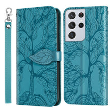 Load image into Gallery viewer, Life of Tree Embossing Pattern Horizontal Flip Leather Case with Holder &amp; Card Slot &amp; Wallet &amp; Photo Frame &amp; Lanyard, For Samsung Galaxy A81, For Samsung Galaxy A91, For Samsung Galaxy S21 5G, For Samsung Galaxy S21+ 5G, For Samsung Galaxy S21 Ultra 5G