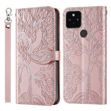 Load image into Gallery viewer, Life of Tree Embossing Pattern Horizontal Flip Leather Case with Holder &amp; Card Slot &amp; Wallet &amp; Photo Frame &amp; Lanyard, For Google Pixel 4a, For Google Pixel 4a 5G, For Google Pixel 5, For Xiaomi Redmi K30
