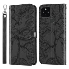 Load image into Gallery viewer, Life of Tree Embossing Pattern Horizontal Flip Leather Case with Holder &amp; Card Slot &amp; Wallet &amp; Photo Frame &amp; Lanyard, For Google Pixel 4a, For Google Pixel 4a 5G, For Google Pixel 5, For Xiaomi Redmi K30