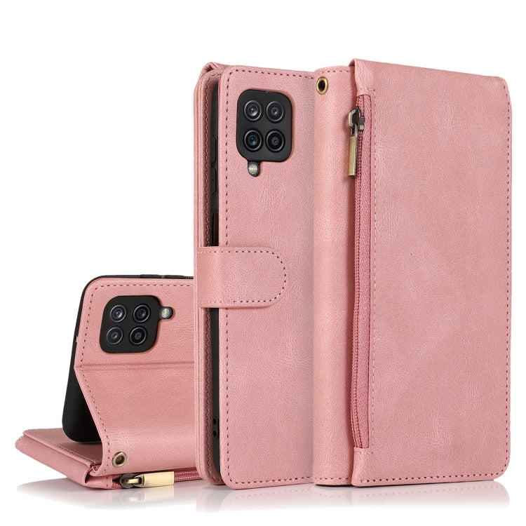 Skin-feel Crazy Horse Texture Zipper Wallet Bag Horizontal Flip Leather Case with Holder & Card Slots & Wallet & Lanyard, For Samsung Galaxy A11, For Samsung Galaxy A12, For Samsung Galaxy A20 / A30, For Samsung Galaxy A21, For Samsung Galaxy A21s     ...