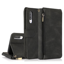 Load image into Gallery viewer, Skin-feel Crazy Horse Texture Zipper Wallet Bag Horizontal Flip Leather Case with Holder &amp; Card Slots &amp; Wallet &amp; Lanyard, For Samsung Galaxy A11, For Samsung Galaxy A12, For Samsung Galaxy A20 / A30, For Samsung Galaxy A21, For Samsung Galaxy A21s     ...