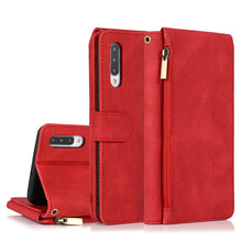 Load image into Gallery viewer, Skin-feel Crazy Horse Texture Zipper Wallet Bag Horizontal Flip Leather Case with Holder &amp; Card Slots &amp; Wallet &amp; Lanyard, For Samsung Galaxy A11, For Samsung Galaxy A12, For Samsung Galaxy A20 / A30, For Samsung Galaxy A21, For Samsung Galaxy A21s     ...