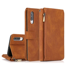 Load image into Gallery viewer, Skin-feel Crazy Horse Texture Zipper Wallet Bag Horizontal Flip Leather Case with Holder &amp; Card Slots &amp; Wallet &amp; Lanyard, For Samsung Galaxy A11, For Samsung Galaxy A12, For Samsung Galaxy A20 / A30, For Samsung Galaxy A21, For Samsung Galaxy A21s     ...