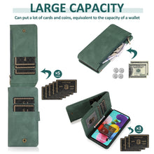 Load image into Gallery viewer, Skin-feel Crazy Horse Texture Zipper Wallet Bag Horizontal Flip Leather Case with Holder &amp; Card Slots &amp; Wallet &amp; Lanyard, For Samsung Galaxy A51, For Samsung Galaxy A51 5G, For Samsung Galaxy A52 5G, For Samsung Galaxy A70, For Samsung Galaxy A71      ...
