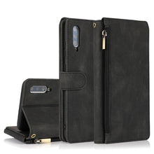 Load image into Gallery viewer, Skin-feel Crazy Horse Texture Zipper Wallet Bag Horizontal Flip Leather Case with Holder &amp; Card Slots &amp; Wallet &amp; Lanyard, For Samsung Galaxy A51, For Samsung Galaxy A51 5G, For Samsung Galaxy A52 5G, For Samsung Galaxy A70, For Samsung Galaxy A71      ...