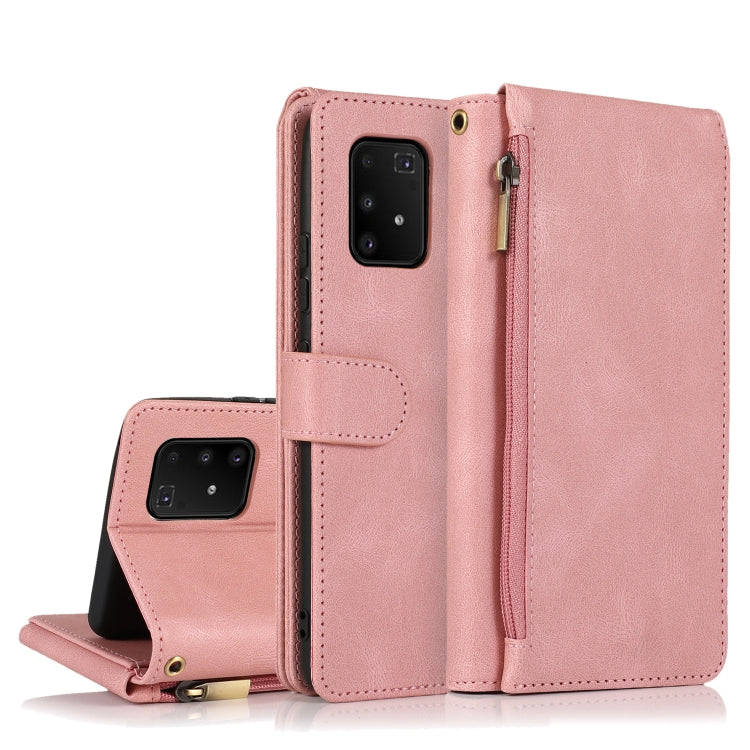 Skin-feel Crazy Horse Texture Zipper Wallet Bag Horizontal Flip Leather Case with Holder & Card Slots & Wallet & Lanyard, For Samsung Galaxy A51, For Samsung Galaxy A51 5G, For Samsung Galaxy A52 5G, For Samsung Galaxy A70, For Samsung Galaxy A71      ...