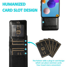 Load image into Gallery viewer, Solid Color PC + TPU Protective Case with Holder &amp; Card Slots, For Samsung Galaxy A21s