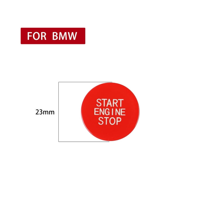 Car Carbon Fiber One-button Start Decorative Sticker for BMW 3 Series / G20 / G05 / G06 / G07 / G14 / G29 / F40 / F44, One-button Start (Red), One-button Start (Blue), One-button Start (Black), One-button Start (Yellow)