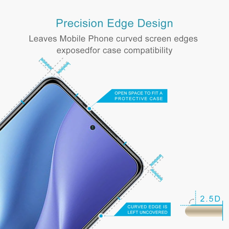 50 PCS 0.26mm 9H Surface Hardness 2.5D Explosion-proof Tempered Glass Non-full Screen Film, For Xiaomi Redmi K40 Pro (50 PCS), For OPPO A55 5G (50 PCS), For Samsung Galaxy A02 (50 PCS)