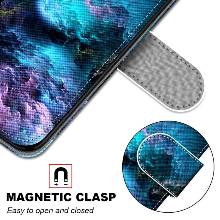 Coloured Drawing Cross Texture Horizontal Flip PU Leather Case with Holder & Card Slots & Wallet & Lanyard, For Nokia 2.4