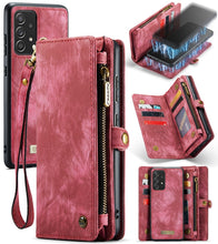 Load image into Gallery viewer, CaseMe Detachable Multifunctional Horizontal Flip Leather Case, with Card Slot &amp; Holder &amp; Zipper Wallet &amp; Photo Frame, For Samsung Galaxy A52 5G / 4G