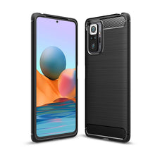 Load image into Gallery viewer, Brushed Texture Carbon Fiber TPU Case, For Xiaomi Redmi Note 10 Pro
