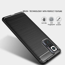 Load image into Gallery viewer, Brushed Texture Carbon Fiber TPU Case, For Xiaomi Redmi Note 10 Pro