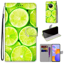 Load image into Gallery viewer, Coloured Drawing Cross Texture Horizontal Flip PU Leather Case with Holder &amp; Card Slots &amp; Wallet &amp; Lanyard, For LG Stylo 7 5G, For Huawei Y9a, For Honor 10X Lite