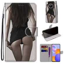 Load image into Gallery viewer, Coloured Drawing Cross Texture Horizontal Flip PU Leather Case with Holder &amp; Card Slots &amp; Wallet &amp; Lanyard, For LG Stylo 7 5G, For Huawei Y9a, For Honor 10X Lite