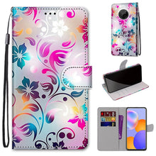 Load image into Gallery viewer, Coloured Drawing Cross Texture Horizontal Flip PU Leather Case with Holder &amp; Card Slots &amp; Wallet &amp; Lanyard, For LG Stylo 7 5G, For Huawei Y9a, For Honor 10X Lite