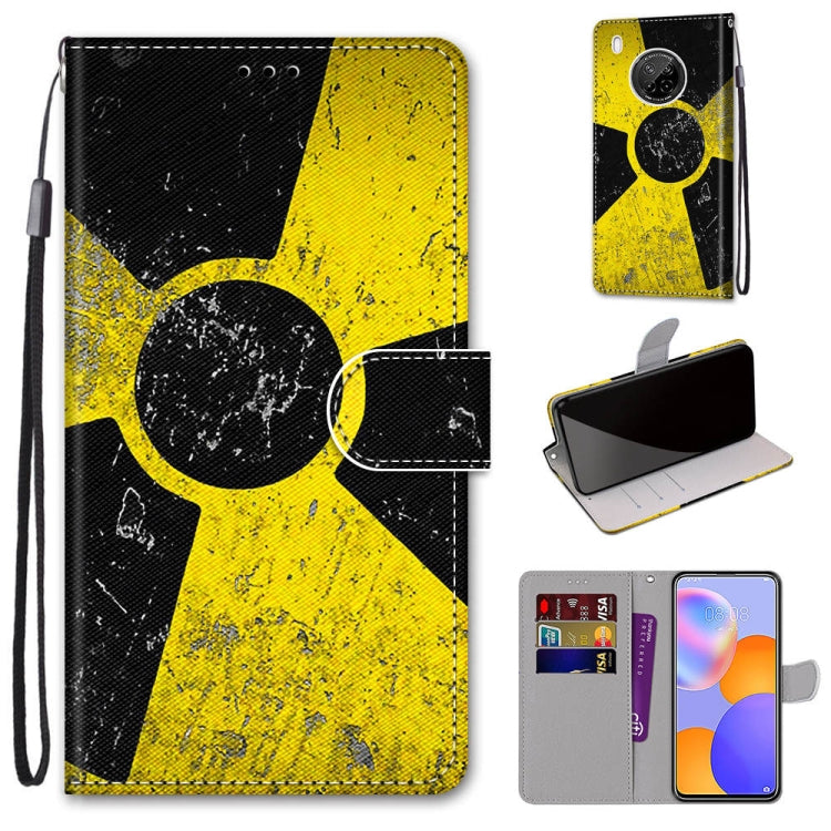 Coloured Drawing Cross Texture Horizontal Flip PU Leather Case with Holder & Card Slots & Wallet & Lanyard, For LG Stylo 7 5G, For Huawei Y9a, For Honor 10X Lite