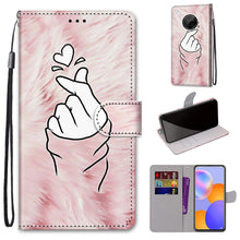 Load image into Gallery viewer, Coloured Drawing Cross Texture Horizontal Flip PU Leather Case with Holder &amp; Card Slots &amp; Wallet &amp; Lanyard, For LG Stylo 7 5G, For Huawei Y9a, For Honor 10X Lite