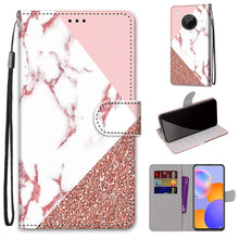 Load image into Gallery viewer, Coloured Drawing Cross Texture Horizontal Flip PU Leather Case with Holder &amp; Card Slots &amp; Wallet &amp; Lanyard, For LG Stylo 7 5G, For Huawei Y9a, For Honor 10X Lite