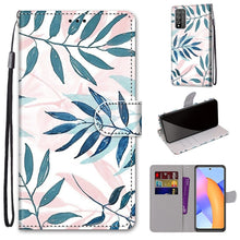 Load image into Gallery viewer, Coloured Drawing Cross Texture Horizontal Flip PU Leather Case with Holder &amp; Card Slots &amp; Wallet &amp; Lanyard, For LG Stylo 7 5G, For Huawei Y9a, For Honor 10X Lite