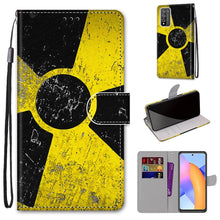 Load image into Gallery viewer, Coloured Drawing Cross Texture Horizontal Flip PU Leather Case with Holder &amp; Card Slots &amp; Wallet &amp; Lanyard, For LG Stylo 7 5G, For Huawei Y9a, For Honor 10X Lite