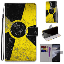 Load image into Gallery viewer, Coloured Drawing Cross Texture Horizontal Flip PU Leather Case with Holder &amp; Card Slots &amp; Wallet &amp; Lanyard, For Nokia 2.4, For Nokia 3.4