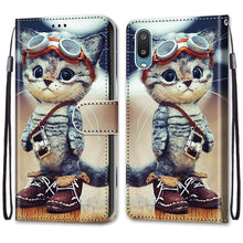 Load image into Gallery viewer, Coloured Drawing Cross Texture Horizontal Flip PU Leather Case with Holder &amp; Card Slots &amp; Wallet &amp; Lanyard, For Samsung Galaxy A02 / M02, For Samsung Galaxy A02s / M02s