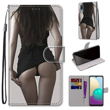 Load image into Gallery viewer, Coloured Drawing Cross Texture Horizontal Flip PU Leather Case with Holder &amp; Card Slots &amp; Wallet &amp; Lanyard, For Samsung Galaxy A02 / M02, For Samsung Galaxy A02s / M02s