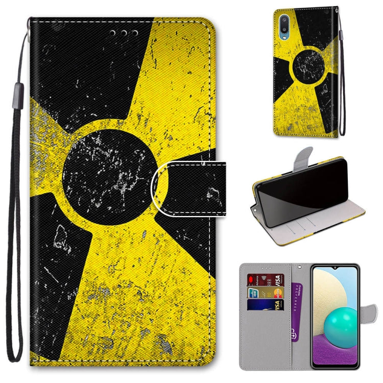 Coloured Drawing Cross Texture Horizontal Flip PU Leather Case with Holder & Card Slots & Wallet & Lanyard, For Samsung Galaxy A02 / M02, For Samsung Galaxy A02s / M02s
