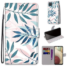 Load image into Gallery viewer, Coloured Drawing Cross Texture Horizontal Flip PU Leather Case with Holder &amp; Card Slots &amp; Wallet &amp; Lanyard, For Samsung Galaxy A12 / M12, For Samsung Galaxy A32 5G