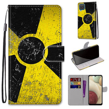 Load image into Gallery viewer, Coloured Drawing Cross Texture Horizontal Flip PU Leather Case with Holder &amp; Card Slots &amp; Wallet &amp; Lanyard, For Samsung Galaxy A12 / M12, For Samsung Galaxy A32 5G