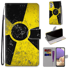 Load image into Gallery viewer, Coloured Drawing Cross Texture Horizontal Flip PU Leather Case with Holder &amp; Card Slots &amp; Wallet &amp; Lanyard, For Samsung Galaxy A12 / M12, For Samsung Galaxy A32 5G