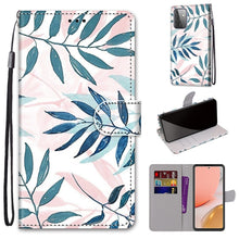 Load image into Gallery viewer, Coloured Drawing Cross Texture Horizontal Flip PU Leather Case with Holder &amp; Card Slots &amp; Wallet &amp; Lanyard, For Samsung Galaxy A52 5G, For Samsung Galaxy A72 5G / 4G