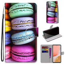 Load image into Gallery viewer, Coloured Drawing Cross Texture Horizontal Flip PU Leather Case with Holder &amp; Card Slots &amp; Wallet &amp; Lanyard, For Samsung Galaxy A52 5G, For Samsung Galaxy A72 5G / 4G