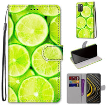 Load image into Gallery viewer, Coloured Drawing Cross Texture Horizontal Flip PU Leather Case with Holder &amp; Card Slots &amp; Wallet &amp; Lanyard, For Xiaomi Poco M3, For Xiaomi Poco X3 NPC