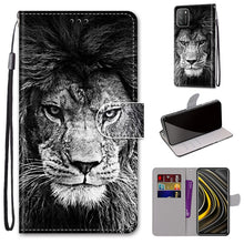 Load image into Gallery viewer, Coloured Drawing Cross Texture Horizontal Flip PU Leather Case with Holder &amp; Card Slots &amp; Wallet &amp; Lanyard, For Xiaomi Poco M3, For Xiaomi Poco X3 NPC