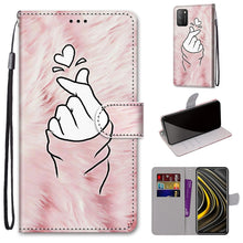 Load image into Gallery viewer, Coloured Drawing Cross Texture Horizontal Flip PU Leather Case with Holder &amp; Card Slots &amp; Wallet &amp; Lanyard, For Xiaomi Poco M3, For Xiaomi Poco X3 NPC