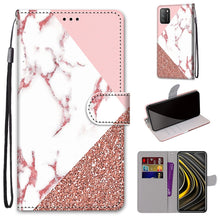 Load image into Gallery viewer, Coloured Drawing Cross Texture Horizontal Flip PU Leather Case with Holder &amp; Card Slots &amp; Wallet &amp; Lanyard, For Xiaomi Poco M3, For Xiaomi Poco X3 NPC