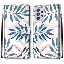Load image into Gallery viewer, Coloured Drawing Cross Texture Horizontal Flip PU Leather Case with Holder &amp; Card Slots &amp; Wallet &amp; Lanyard, For Samsung Galaxy A52 5G, For Samsung Galaxy A72 5G / 4G