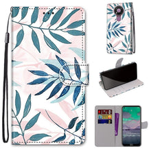 Load image into Gallery viewer, Coloured Drawing Cross Texture Horizontal Flip PU Leather Case with Holder &amp; Card Slots &amp; Wallet &amp; Lanyard, For Nokia 2.4, For Nokia 3.4