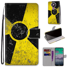 Load image into Gallery viewer, Coloured Drawing Cross Texture Horizontal Flip PU Leather Case with Holder &amp; Card Slots &amp; Wallet &amp; Lanyard, For Nokia 2.4, For Nokia 3.4