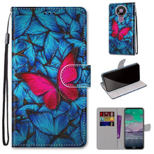 Load image into Gallery viewer, Coloured Drawing Cross Texture Horizontal Flip PU Leather Case with Holder &amp; Card Slots &amp; Wallet &amp; Lanyard, For Nokia 2.4, For Nokia 3.4