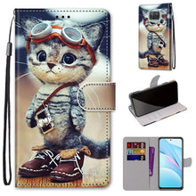 Load image into Gallery viewer, Coloured Drawing Cross Texture Horizontal Flip PU Leather Case with Holder &amp; Card Slots &amp; Wallet &amp; Lanyard, For Xiaomi Mi 10T Lite, For Xiaomi Mi 10T Pro / 10T / K30s