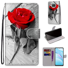 Load image into Gallery viewer, Coloured Drawing Cross Texture Horizontal Flip PU Leather Case with Holder &amp; Card Slots &amp; Wallet &amp; Lanyard, For Xiaomi Mi 10T Lite, For Xiaomi Mi 10T Pro / 10T / K30s