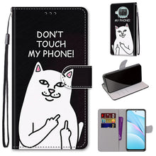 Load image into Gallery viewer, Coloured Drawing Cross Texture Horizontal Flip PU Leather Case with Holder &amp; Card Slots &amp; Wallet &amp; Lanyard, For Xiaomi Mi 10T Lite, For Xiaomi Mi 10T Pro / 10T / K30s