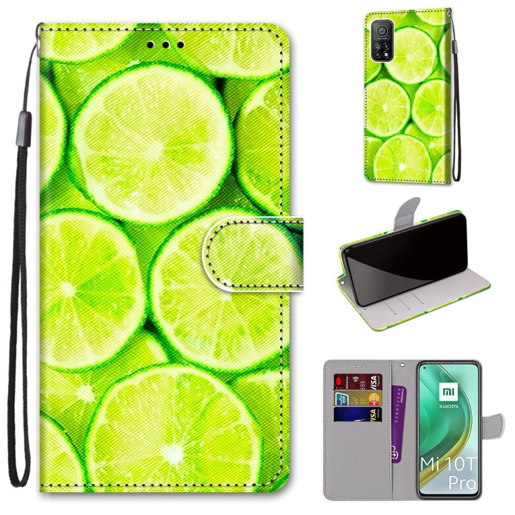 Coloured Drawing Cross Texture Horizontal Flip PU Leather Case with Holder & Card Slots & Wallet & Lanyard, For Xiaomi Mi 10T Lite, For Xiaomi Mi 10T Pro / 10T / K30s